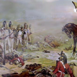 Lord Hill invites the last Remnants of the French Imperial Guard to Surrender, Robert Alexander Hillingford